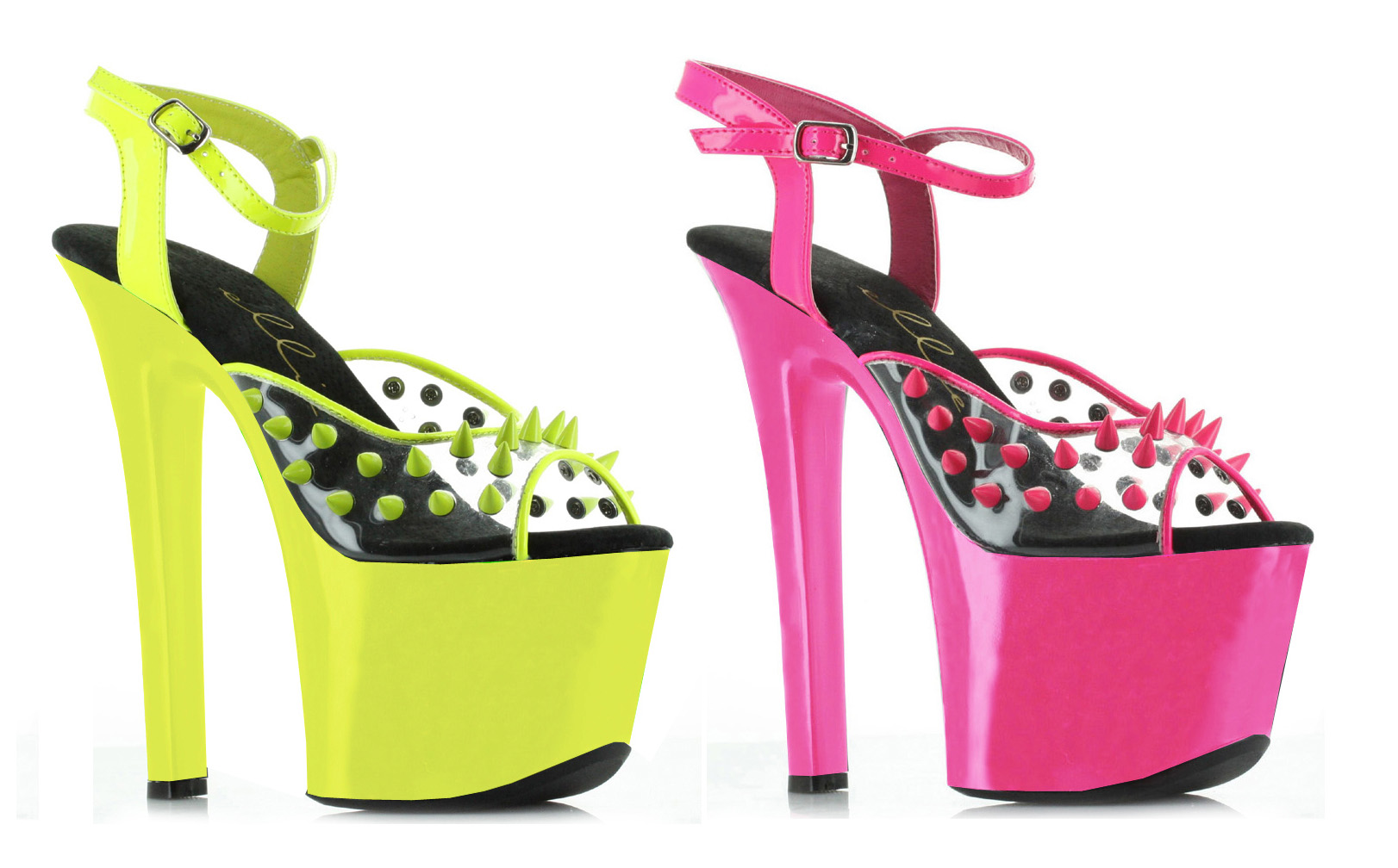 Solar - 7 Inch Blacklight Spike Sandal